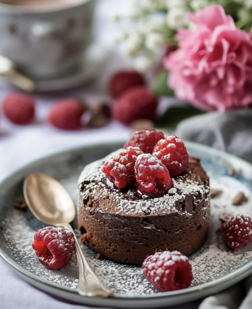 Low carb chocolate souffle